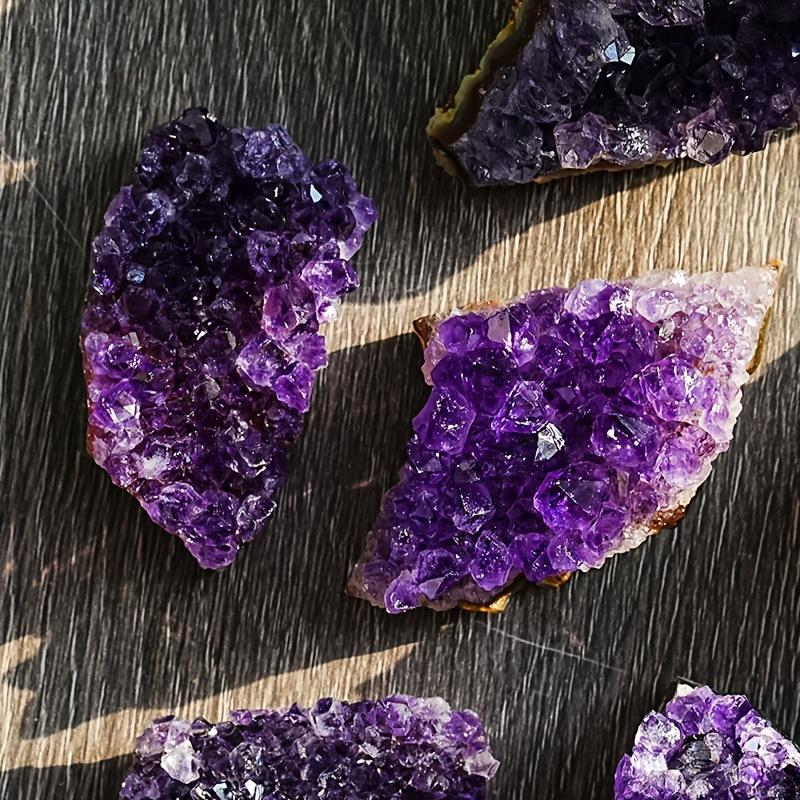 Gemstone Bracelet Healing - 2 Pezzi di Pietre di Ametista