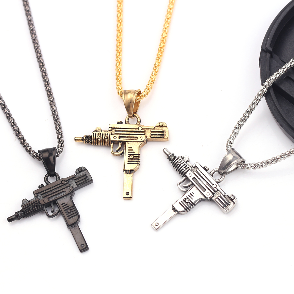 Hip Hop Chain Necklace - Collana con Ciondolo a Forma di