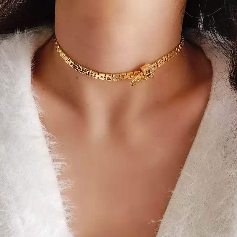 Fine Jewelry Watches Women - Ottone con cinturino in oro 18