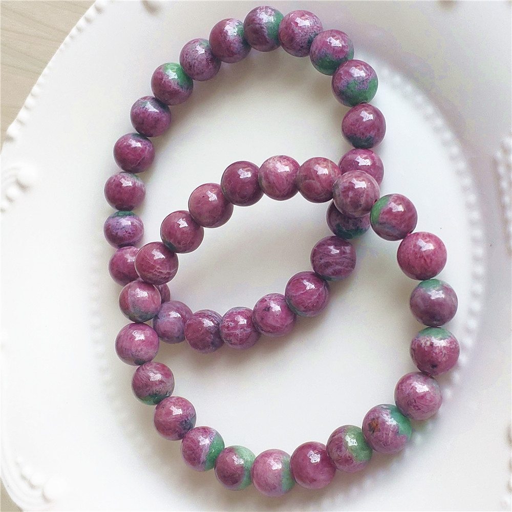 Gemstone Bracelet Healing - Bracciale con Gemme di Rubino Rosso
