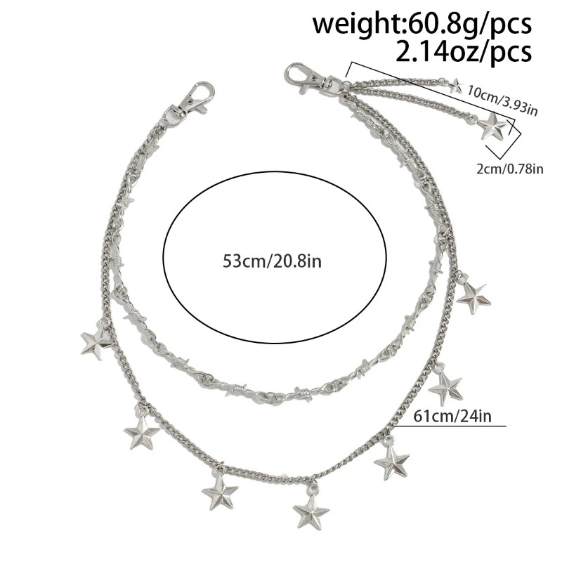 Hip Hop Chain Necklace - Catena da Vita a Doppio Strato