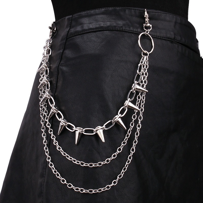 Hip Hop Chain Necklace - Hip Hop Punk Rock Pantaloni in