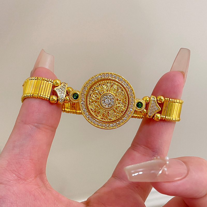 Fine Jewelry Watches Women - Braccialetti circolari classici intarsiati con diamanti