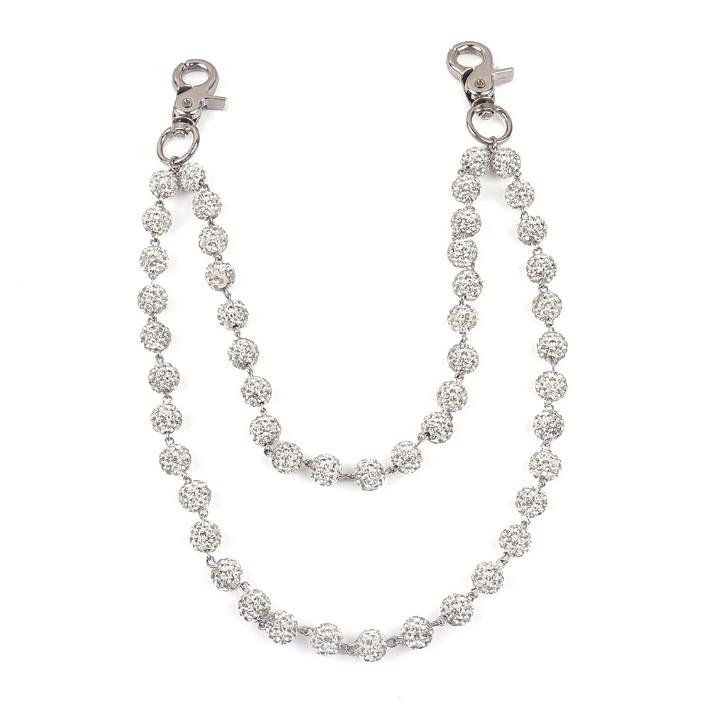 Hip Hop Chain Necklace - Pantaloni Hip Hop Street Harajuku Portachiavi