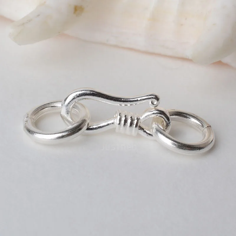 Sterling Silver Ring - Chiusura a forma di pesce con