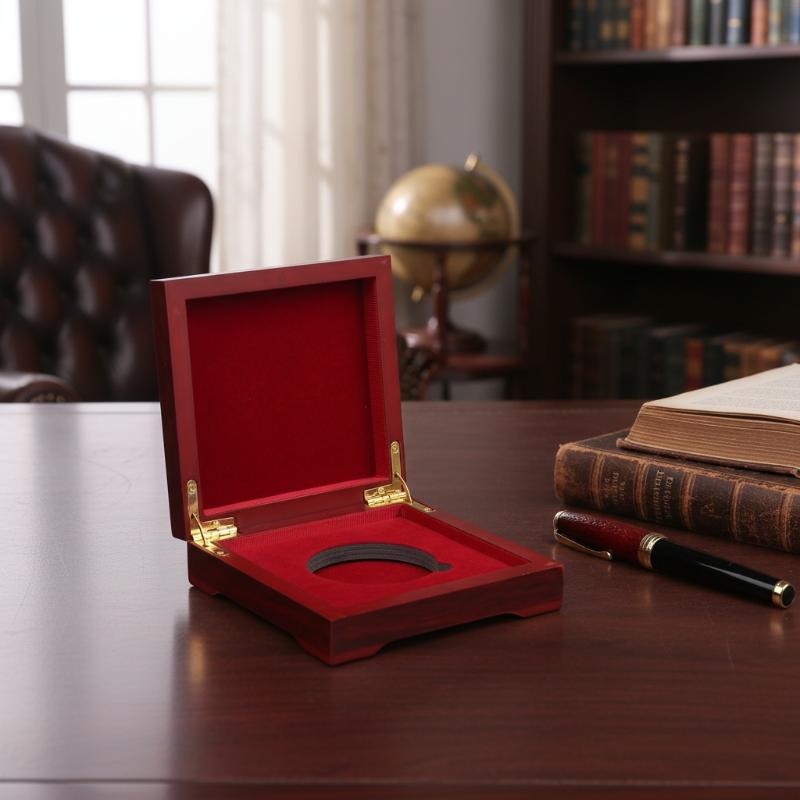 Collectors Coins Jewelry & Watches Of Smithtown Photos - Scatola Espositiva per Monete in Legno