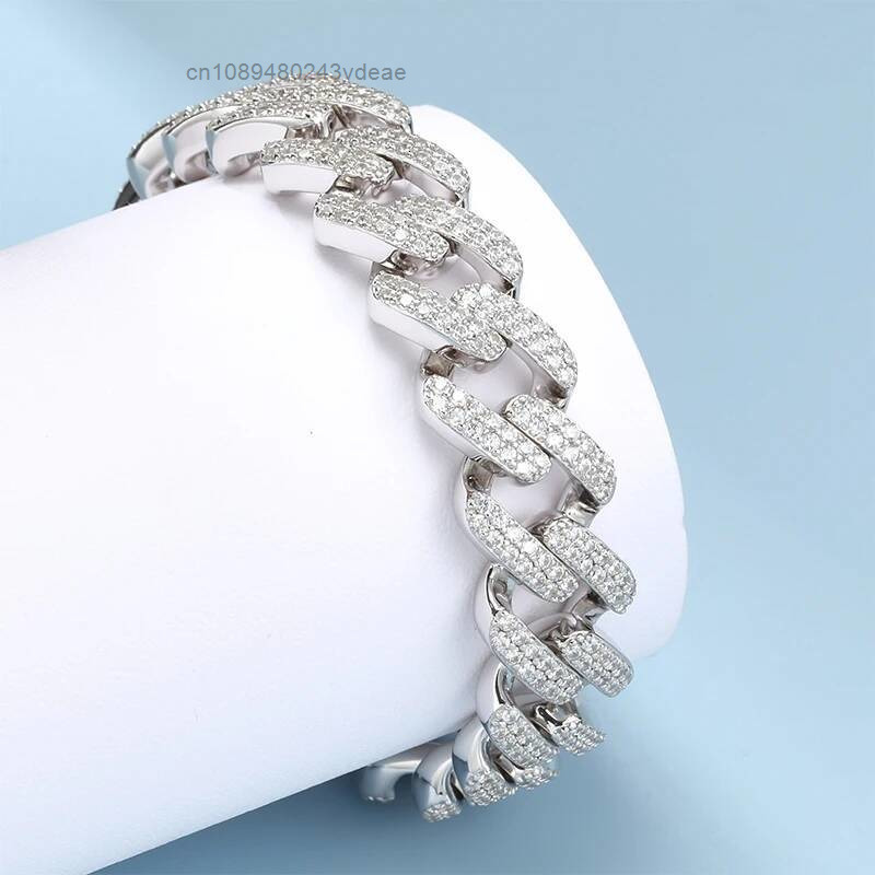 Hip Hop Chain Necklace - Bracciale Cuban Link da 14mm con