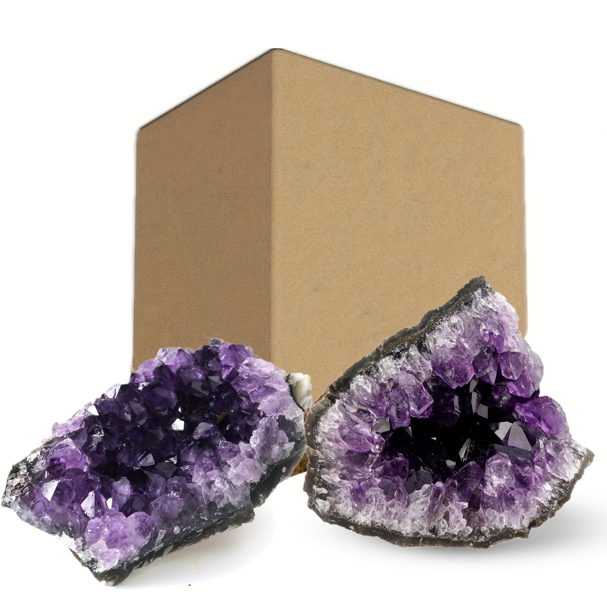 2 Pezzi di Pietre di Ametista  - Gemstone Bracelet Healing recensione e prezzo