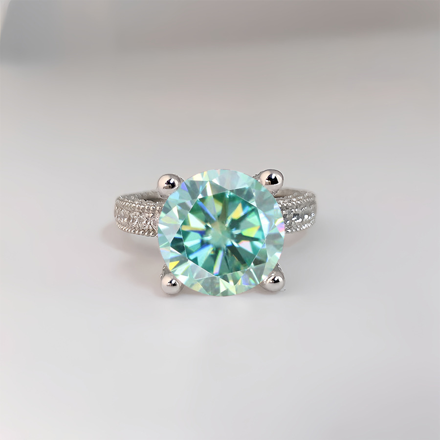 Anelli di diamanti Moissanite  - Sterling Silver Ring recensione e prezzo