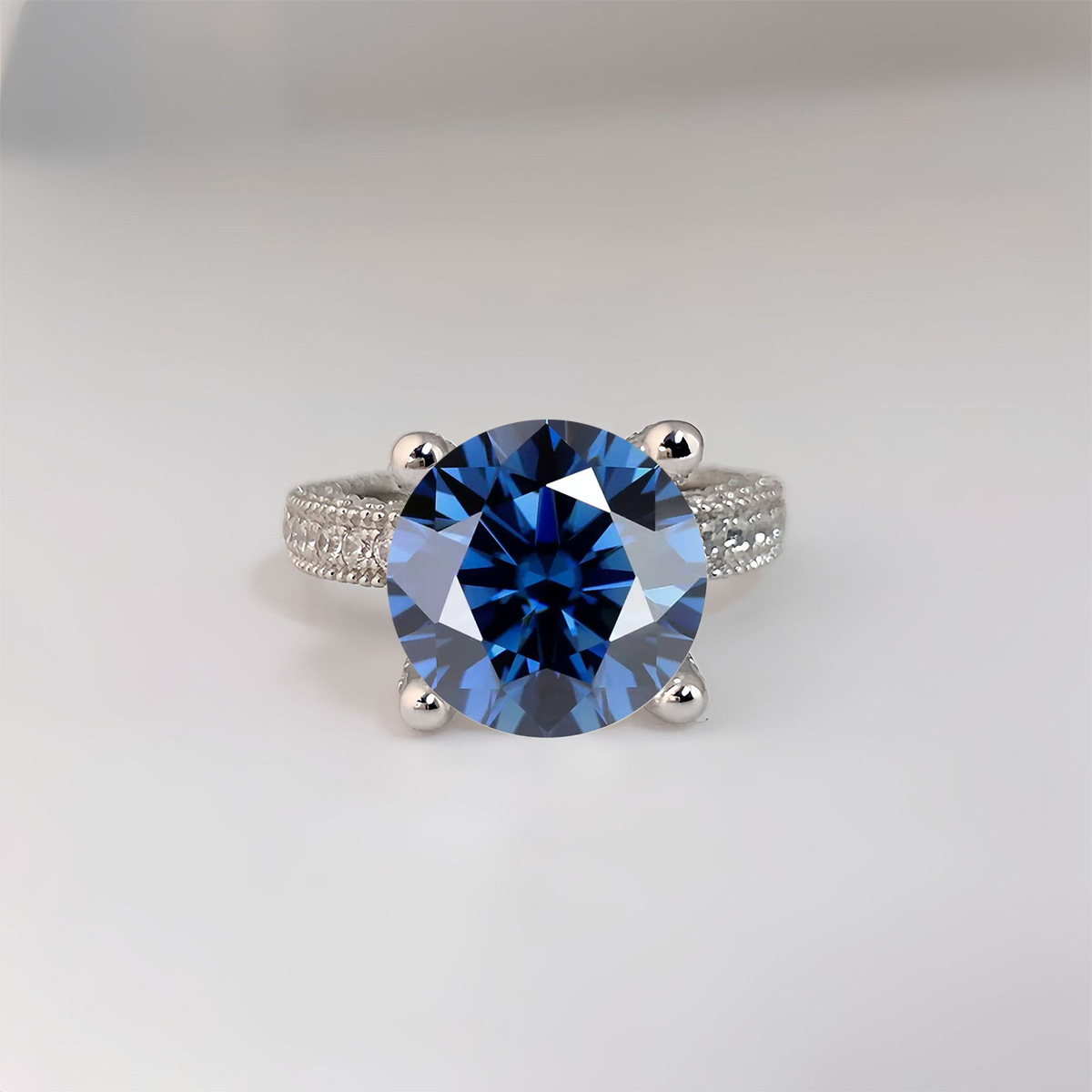Anelli di diamanti Moissanite  - Sterling Silver Ring recensione e prezzo