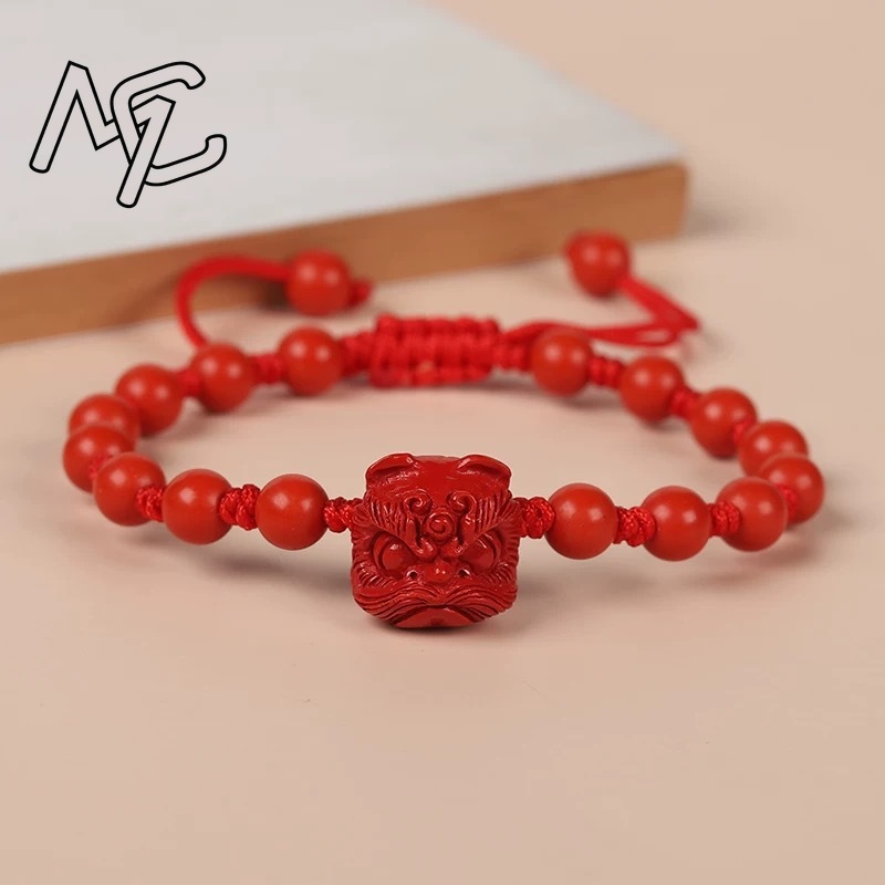 Genuino cinabro rosso danza de - Gemstone Bracelet Healing recensione e prezzo