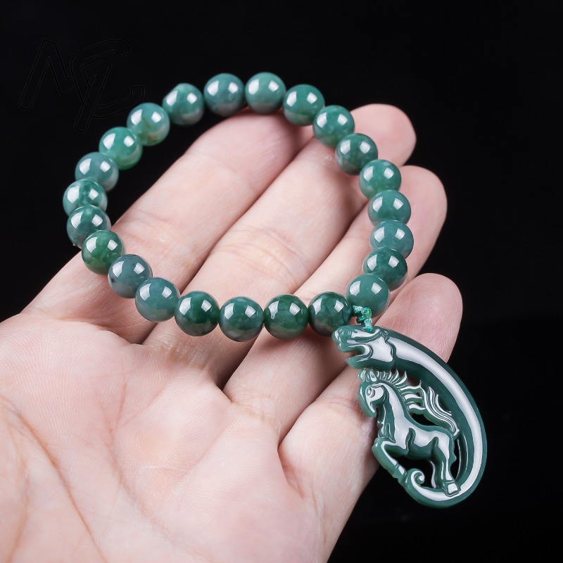 Bracciale in Giada Naturale Bl - Jewelry & Watches Spółka Z Ograniczoną Odpowiedzialnością recensione e prezzo
