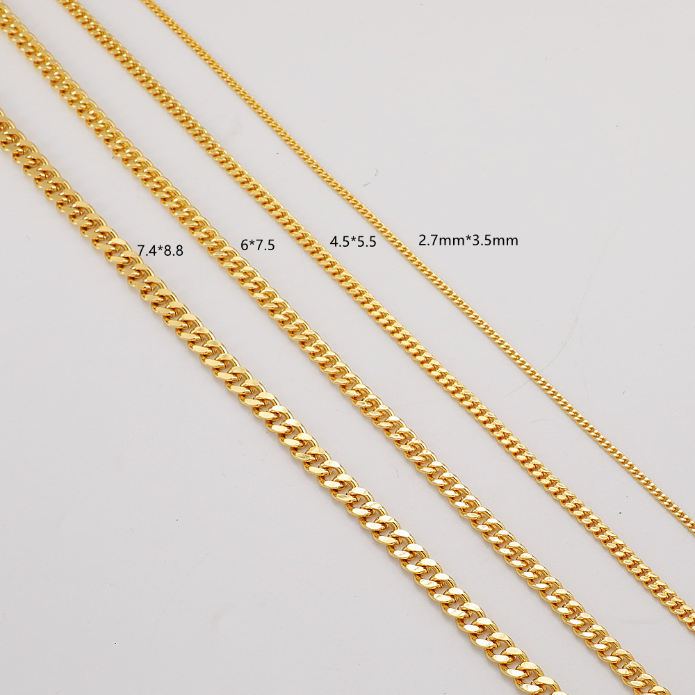 WT-BC202 Europeo Hip-Hop 18K C - Hip Hop Chain Necklace recensione e prezzo
