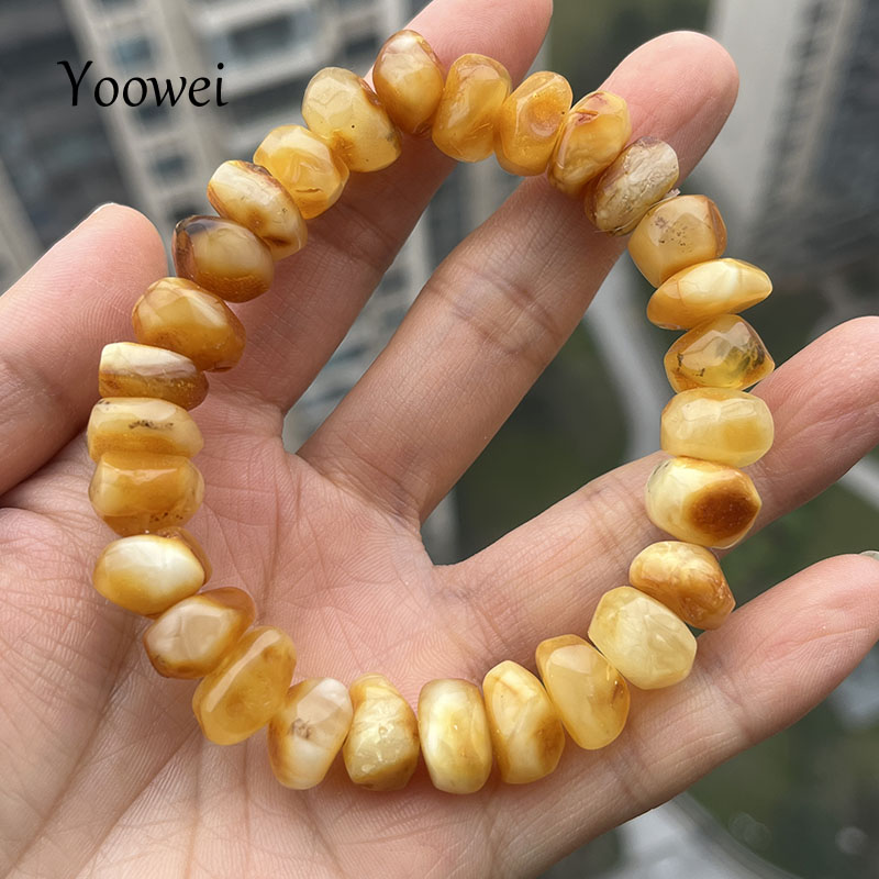 Bracciali in Ambra Gialla 100% - Gemstone Bracelet Healing recensione e prezzo
