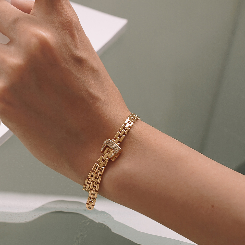Ottone con cinturino in oro 18 - Fine Jewelry Watches Women recensione e prezzo