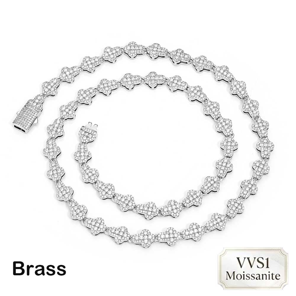 Collana Tennis Nuoya in Ottone - Hip Hop Chain Necklace recensione e prezzo