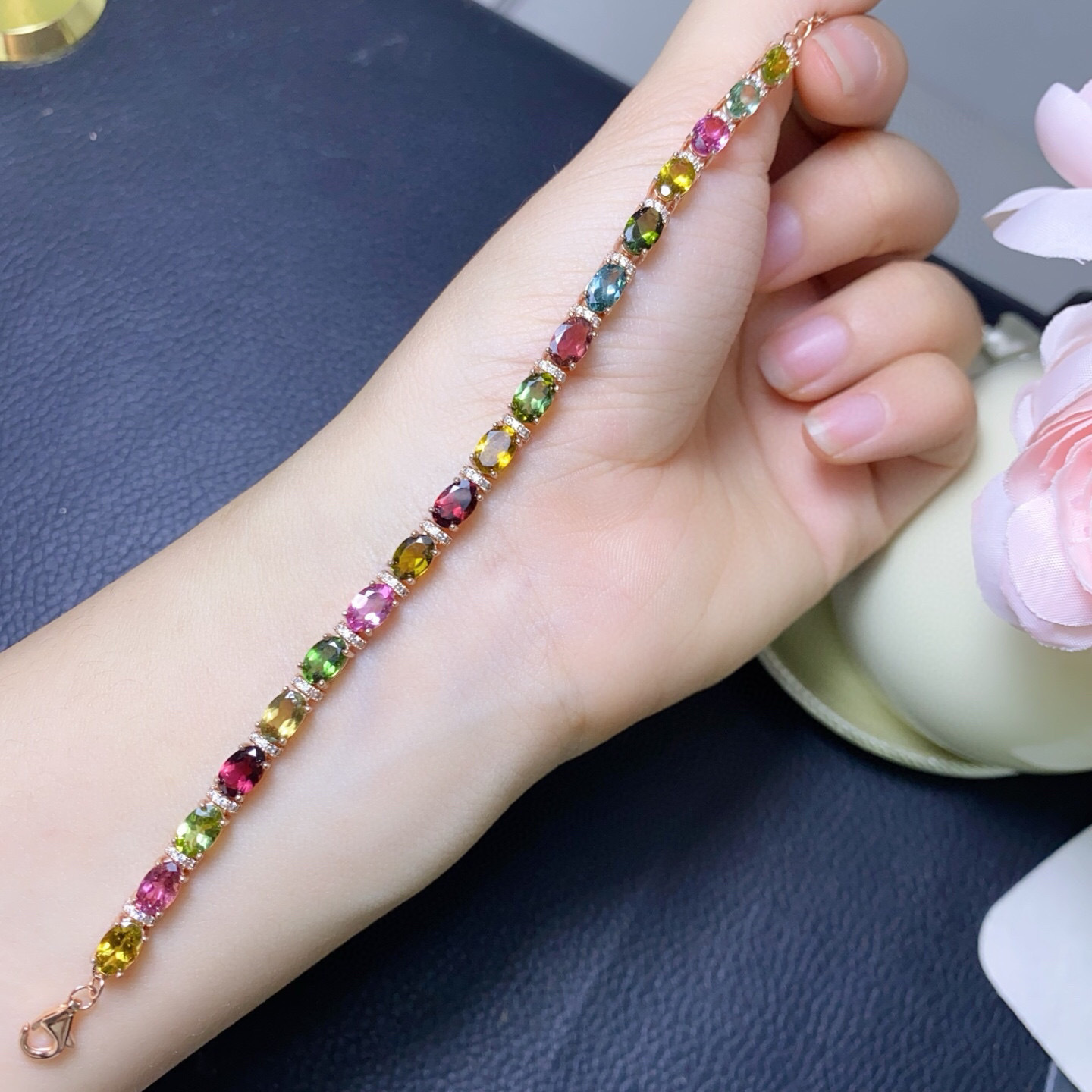Bracciale in Argento 925 con T - Gemstone Bracelet Healing recensione e prezzo