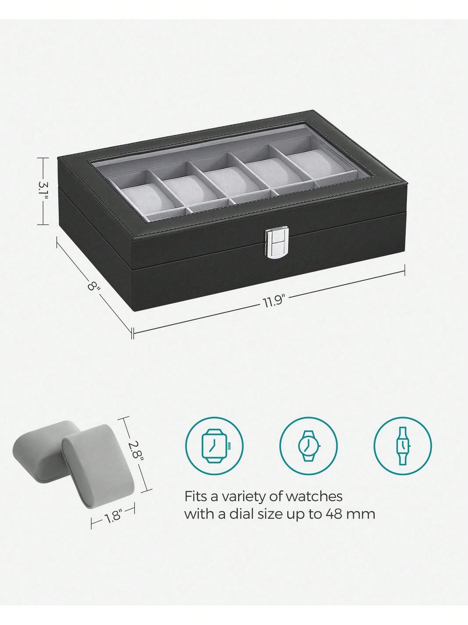 Scatola Porta Orologi a 12 Sco - Jewelry Box With Watches recensione e prezzo
