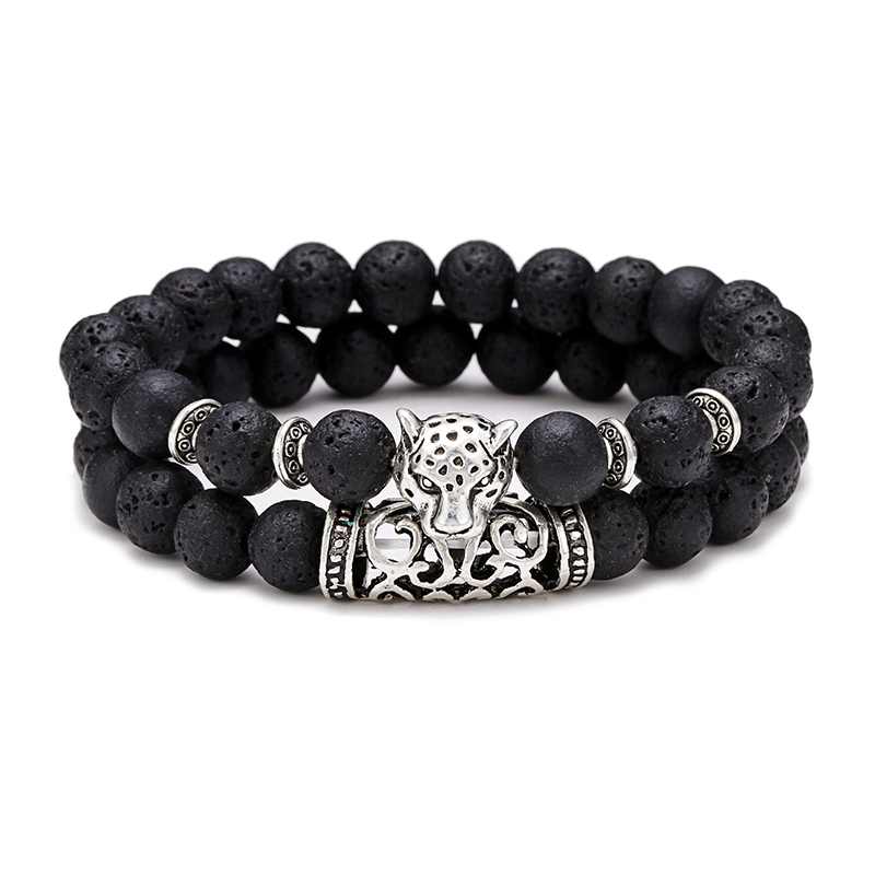 Premium 2 Pz/set Leopardo In R - Gemstone Bracelet Healing recensione e prezzo