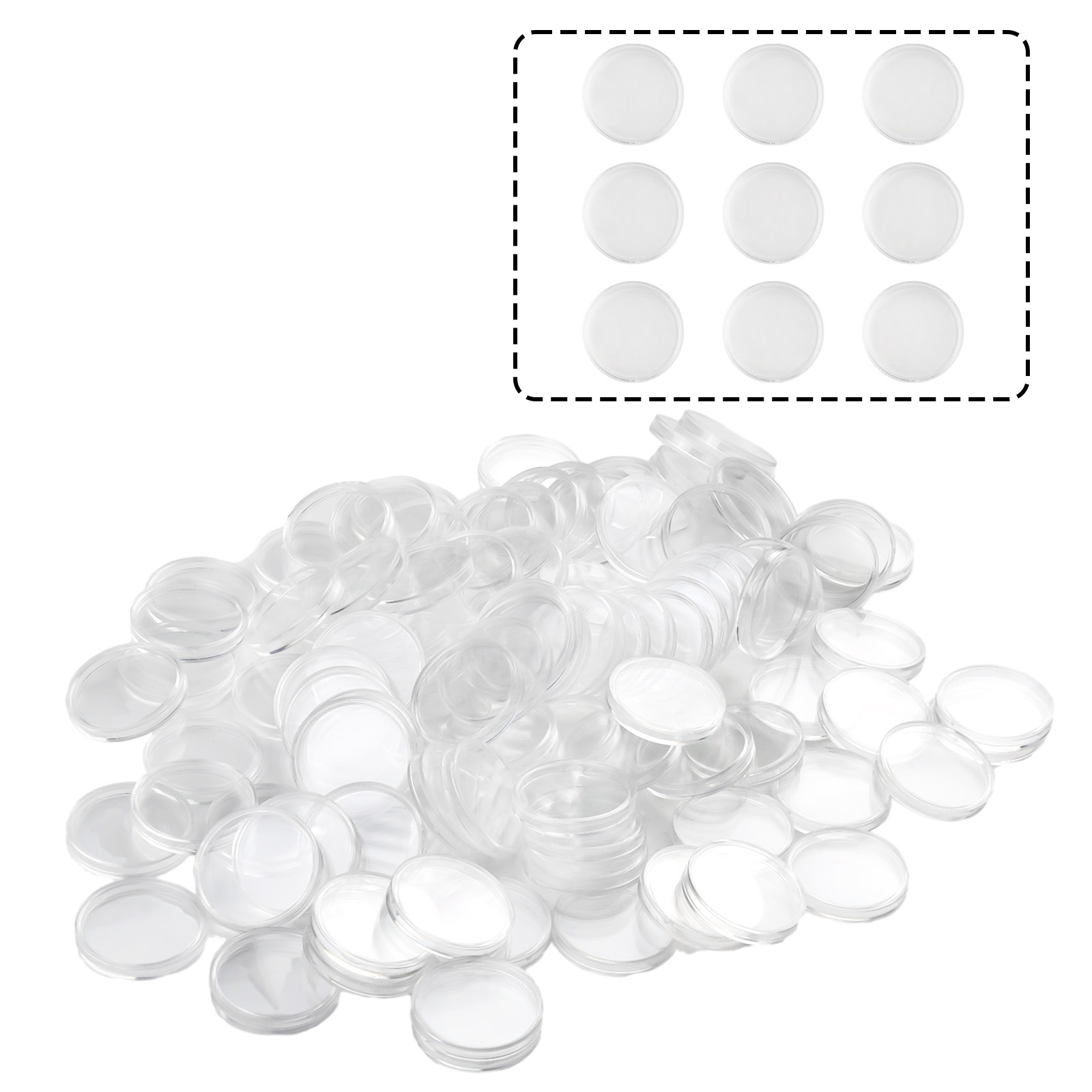 100 capsule rotonde trasparent - Collectors Coins Jewelry & Watches Of Smithtown Photos recensione e prezzo
