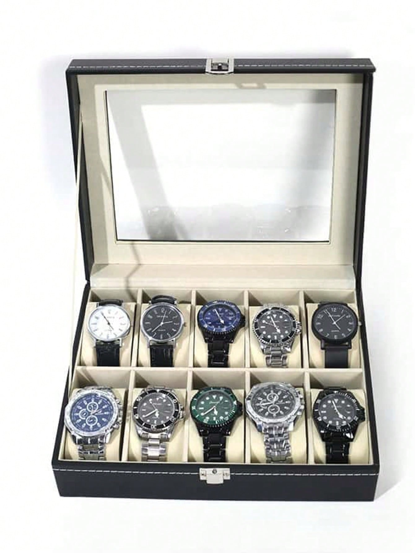 Scatola Porta Orologi in Pelle - Jewelry Box With Watches recensione e prezzo