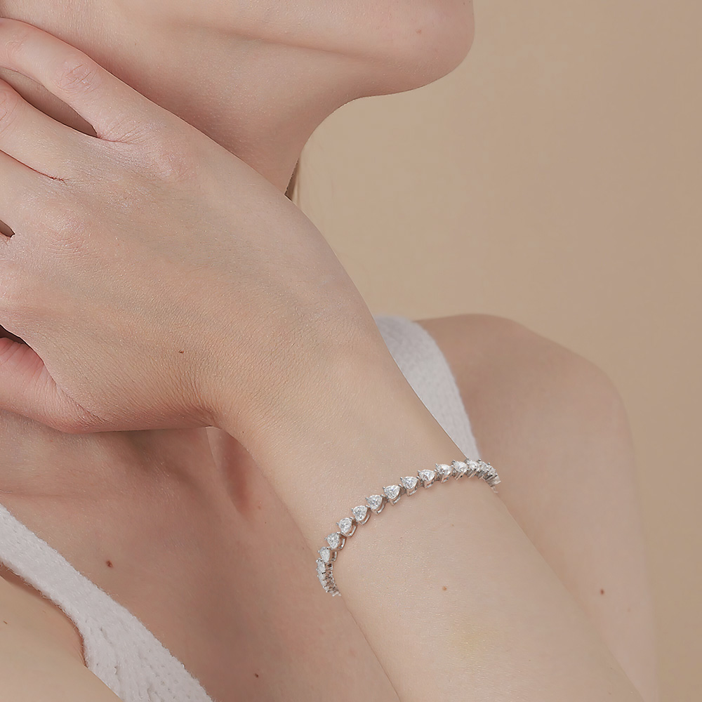 Bracciale Tennis in Moissanite - Fine Jewelry Watches Women recensione e prezzo