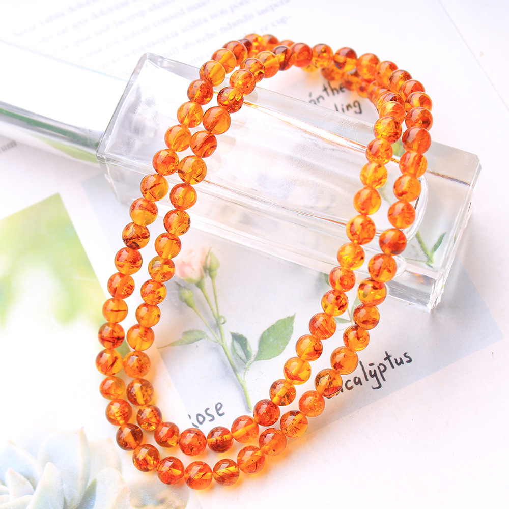 Bracciale Piebald ambra aranci - Gemstone Bracelet Healing recensione e prezzo