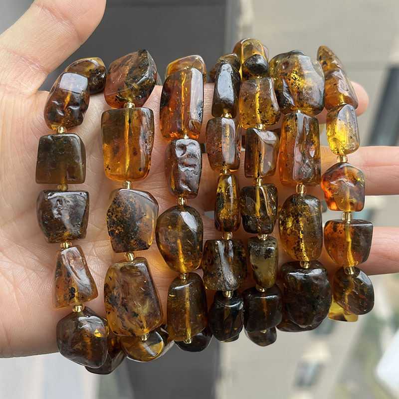 Bracciali in Ambra 100% Natura - Gemstone Bracelet Healing recensione e prezzo