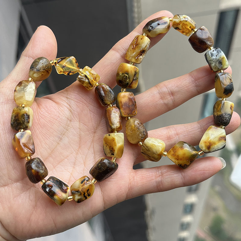 Bracciali in Ambra 100% Natura - Gemstone Bracelet Healing recensione e prezzo